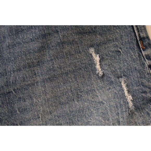 Abercrombie & Fitch Women’s High Rise Shorts Size 6/28 Raw Hem Distressed - Picture 2 of 4
